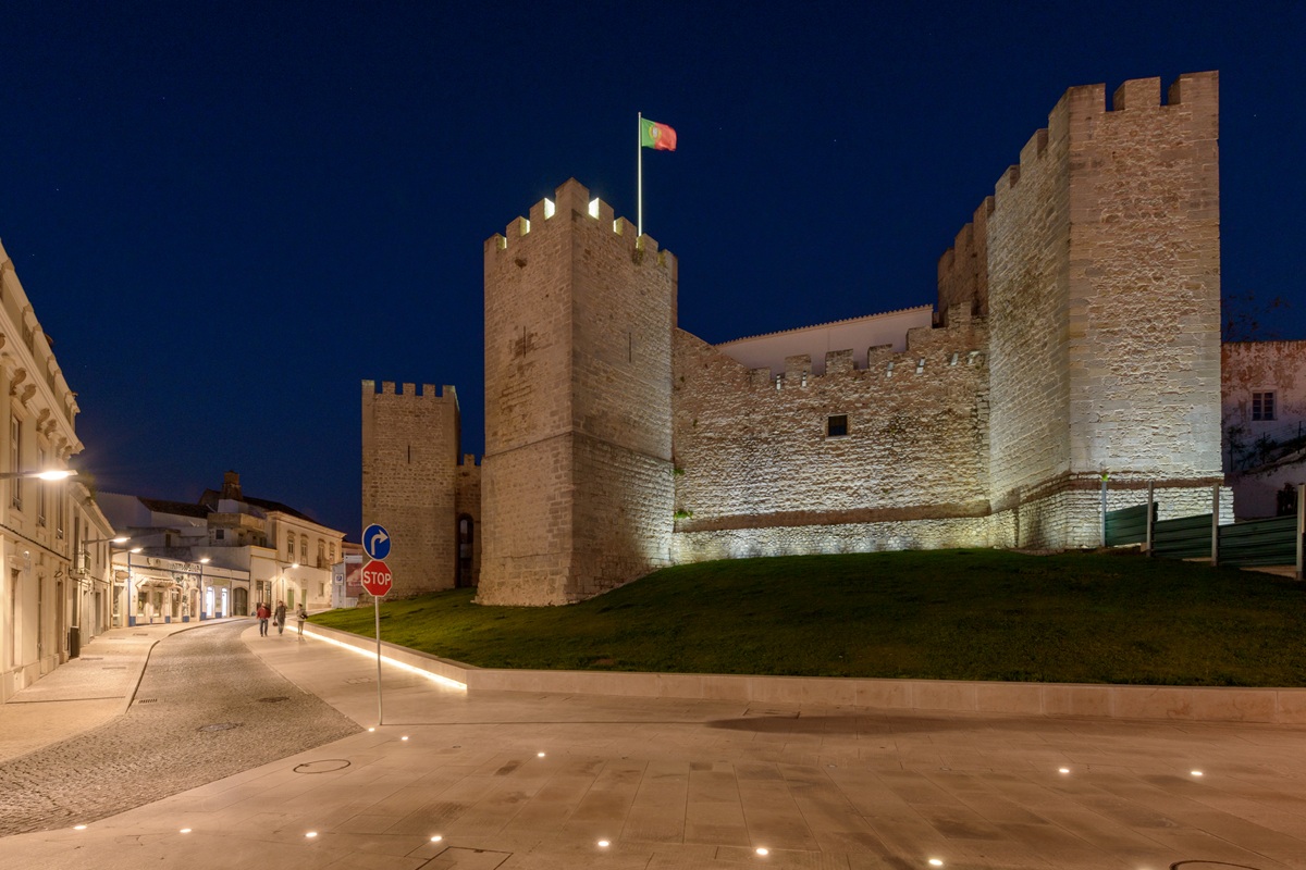 Castelo de Loulé walls in the historic centre