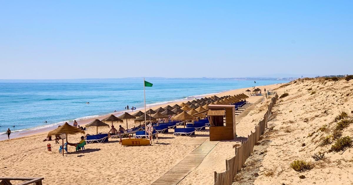 Praia da Quinta do Lago beach and dunes on the Loulé coast