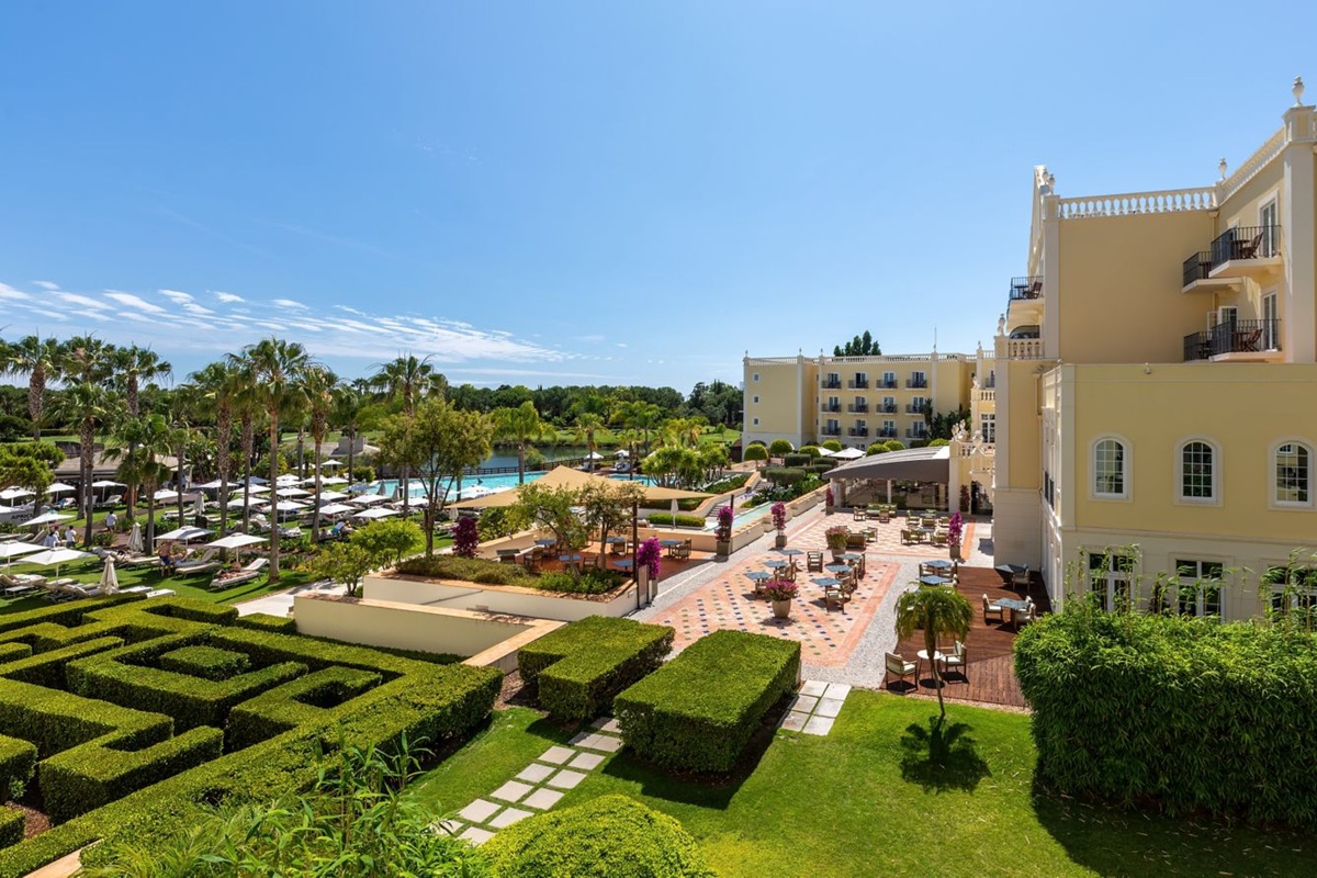 Resort architecture at Domes Lake Algarve